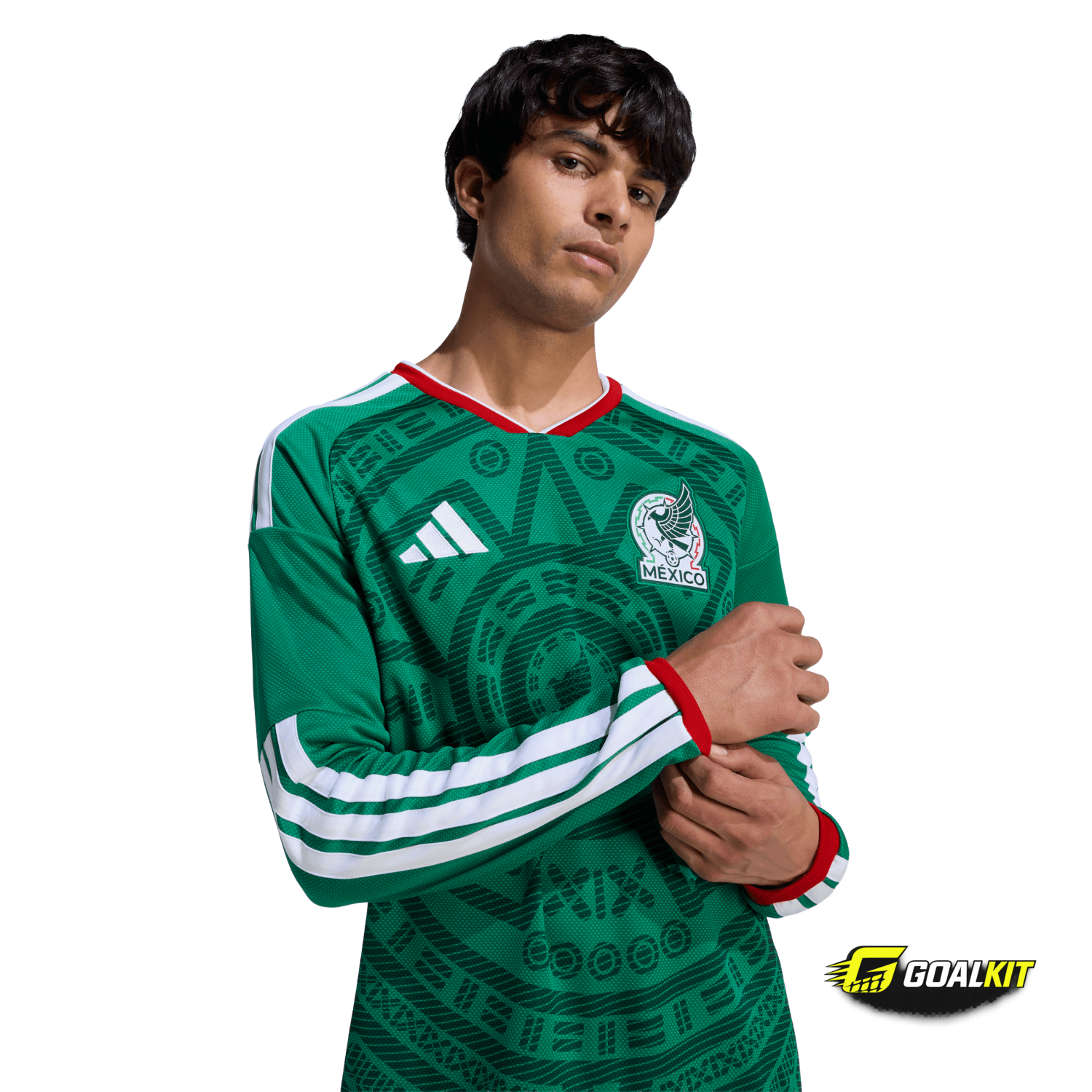 Mexico 2026 Home Long Sleeve Jersey (Men's) photo 3