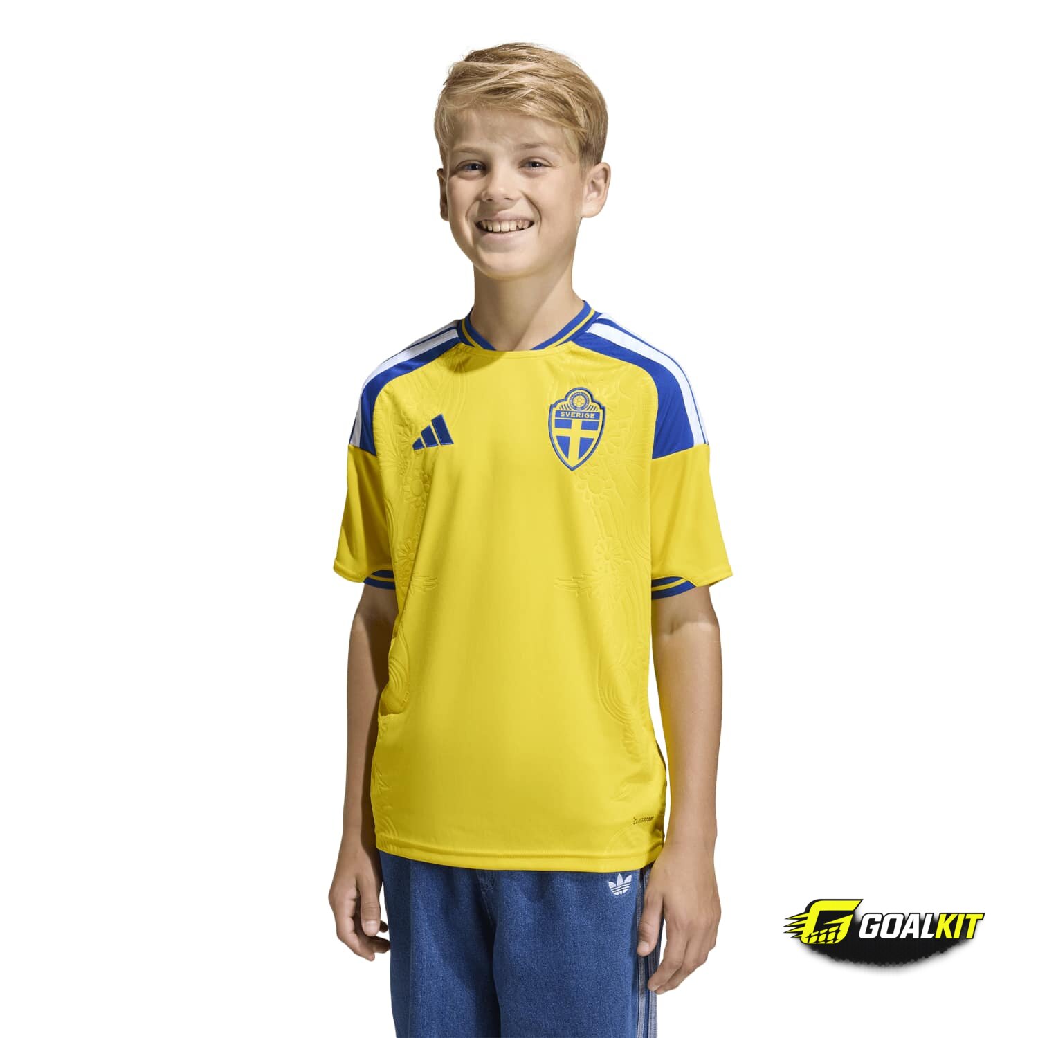 Sweden 2026 Home Jersey (Youth) photo 3