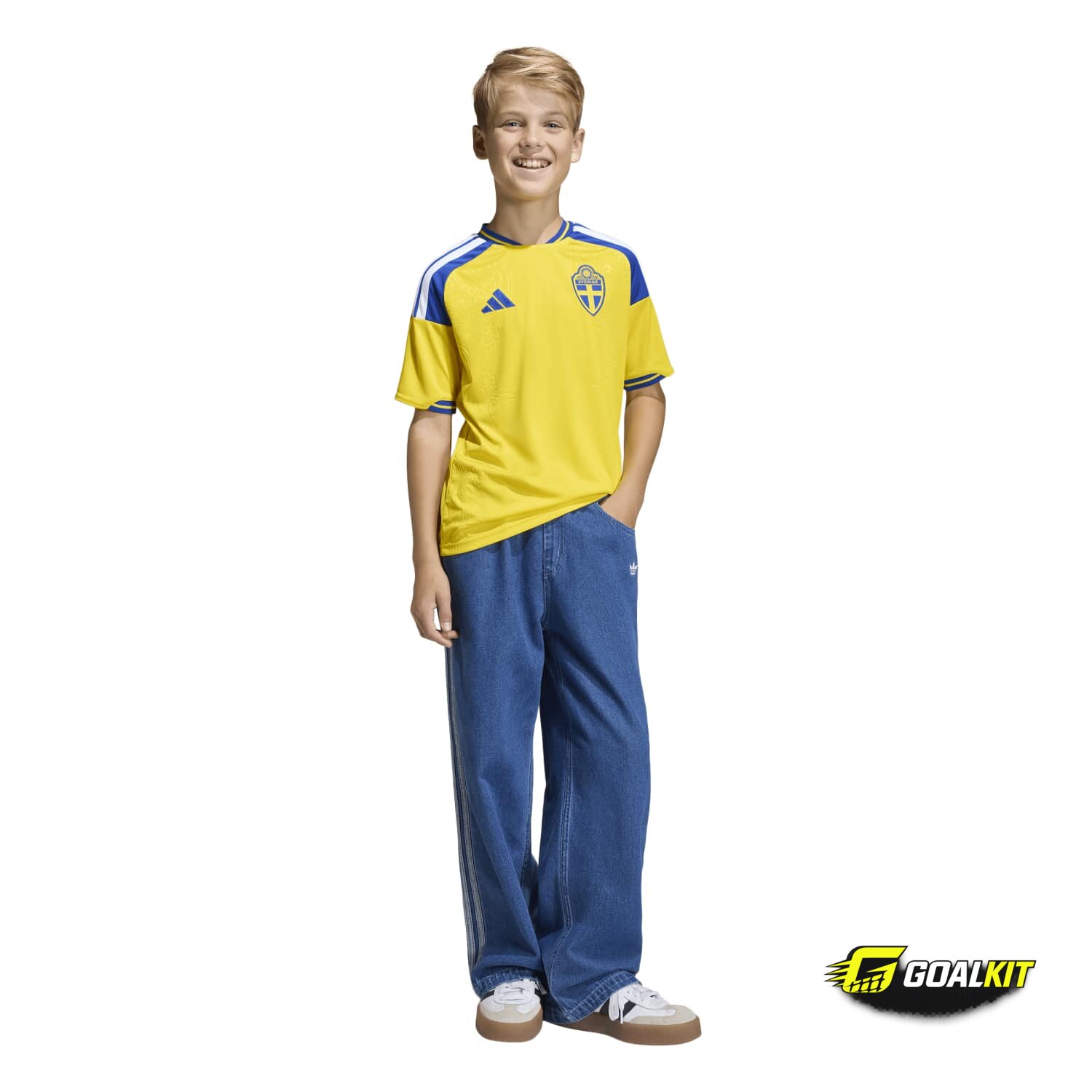 Sweden 2026 Home Jersey (Youth) photo 5