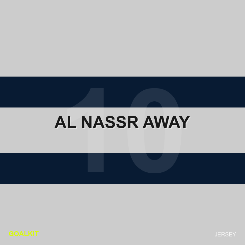 Al Nassr 2025/26 Ronaldo 7 Away Jersey