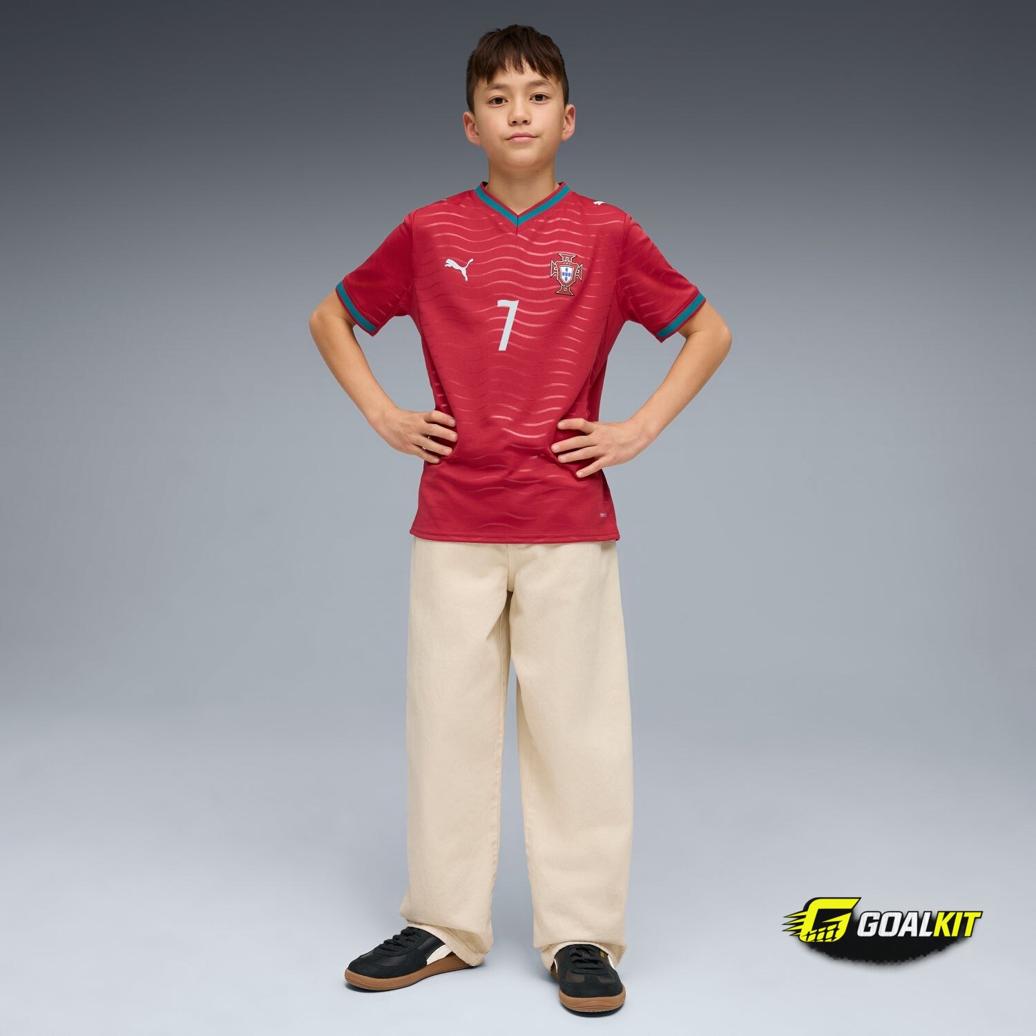 Portugal 2026 Home Ronaldo 7 Jersey (Youth) photo 4